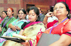 Participants at the annual convention of ISC schools in Dehradun on Friday