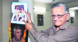   Former Governor Sudarshan Agarwal releases a book in Dehradun on Saturday.