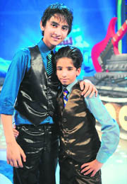 Rishabh Chaturvedi(L) and Farookh Ali Moon