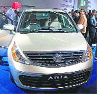 The Aria will compete with Honda CRV, Chevrolet Captiva, Audi etc.