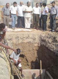 Labourers at work