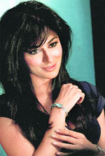 Bollywood actress Chitrangada Singh poses for a photograph during the launch of a watch collection in Mumbai on Wednesday.
