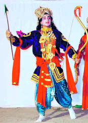 A scene from a Ramlila