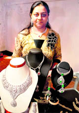 Rupinder Duggal with her collection at Episode