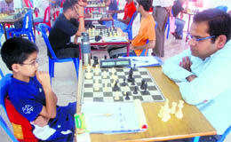 Players strategise during the 19th National Chess Championship 2010 at St Xaviers School, Sector 44, Chandigarh, on Saturday