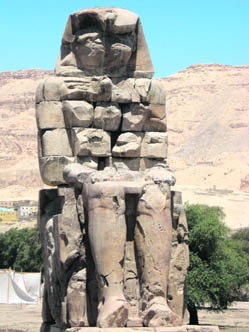 Colossi of Memnon in Luxor are a popular tourist attraction