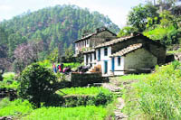 A village of Uttarakhand. 