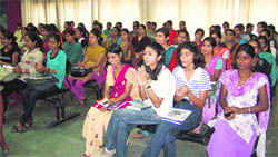 Students attend the Art Appreciation Course organised by Srikrishna Museum at Kurukshetra