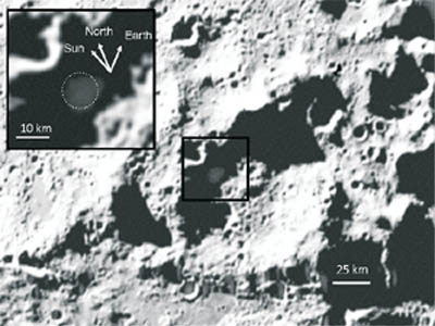 This image shows a close-up of debris ejected from the Cabeus crater, about 20 seconds after the the Lunar Crater Observation and Sensing Satellite made impact with the lunar South Pole looking for evidence of water. NASA Mission chief scientist says there could be 1 billion gallons of water in the crater, enough to fill 1,500 Olympic-sized swimming pools. 