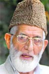 Syed Ali Shah Geelani  In Trouble
