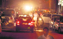 Following encroachments, traffic jams have become a routine affair in Ludhiana