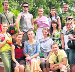 The troupe from Poland