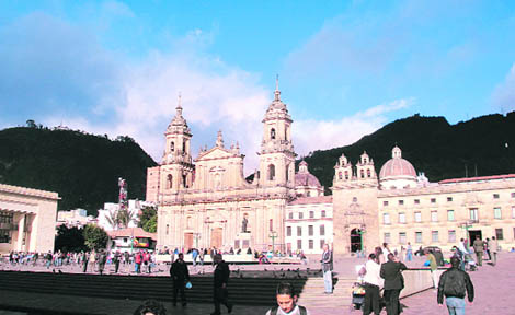 One of the oldest churches in La Candelaria, as the old part of Bogota is called