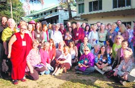 Members of the Old Dharamsalawallah group at McLeodganj