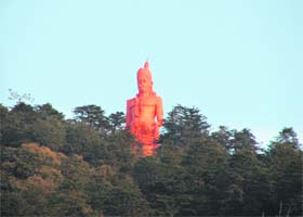 Lord Hanumans statue at the Jakhu Hill in Shimla