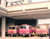 A view of the Central Fire Station of Ludhiana that is ill-equipped to handle exigencies on Diwali.