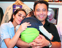 Tara Sharma with family