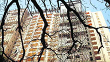 A view of Adarsh Housing Society