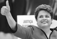 President-elect Dilma Rousseff pledged in her victory speech to extend a "new era of prosperity" in Brazil.
