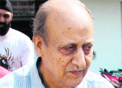 Chaman Lal Mattoo, father of Priyadarshini.