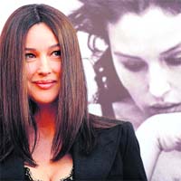 Italian Beauty: Actor Monica Bellucci poses at an event to present the book Monica Bellucci by Monica Bellucci in Rome