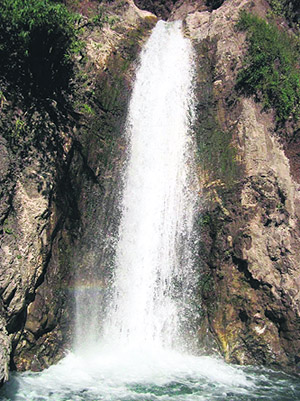 The Jharipani Falls in Mussoorie.