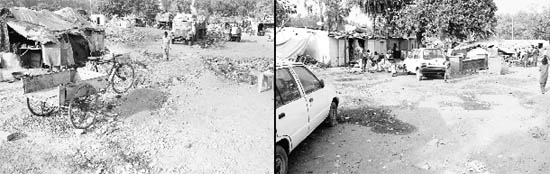 A view of the proposed site of the inter-state bus terminal in Sector 1-A in Panchkula.