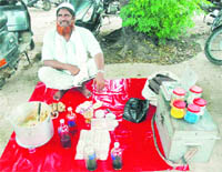A quack operating from Chotti Baradari area in Patiala.
