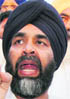Former Finance Minister Manpreet Badal addresses mediapersons in Amritsar on Wednesday