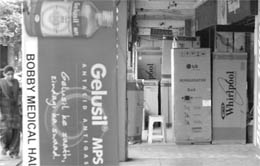 Shopkeepers encroach upon the Phase II market in Mohali