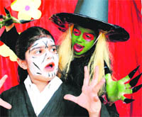 Children perform during the Children’s Day celebration at Rayan International School in Patiala on Friday.