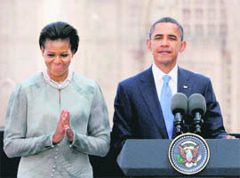 The media seemed mesmerised by the Obamas