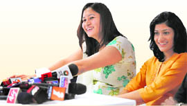 Jwala Gutta feels her new doubles partner, Ashwini Ponappa (right), is the perfect foil to her