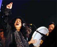 Abida at the show.
