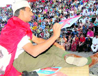 A play being staged at the founder's day of Colonel Brown School in Dehradun on Monday