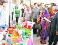 Chief Secretary Rajwant Sandhu at Bal Vigyan Sammelan at Hamirpur on Sunday