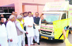 Haryana Janhit Congress supremo Kuldeep Bishnoi flags off prachar rath at Fatehabad