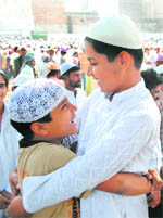 Kids celebrate Eid-ul-Zuha in Karnal
