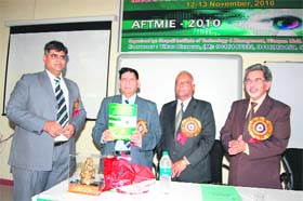 Dr Pawan Kapur, director, CSIO, Chandigarh, inaugurates a conference at Ganpati Institute of Technology and Management, Bilaspur