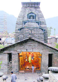 The Gopinath temple at Gopeshwar