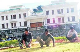 Work in progress in the Vidhan Sabha
