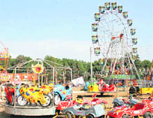 A deserted fair after inauguration