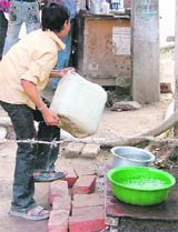 Children work despite the labour departments drive.