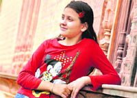 Jannatpreet strikes a pose. 