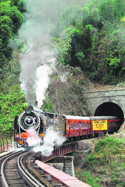 The Jatinga Steam Safari along the metre-gauge section of the NFR in North Cachar hill district