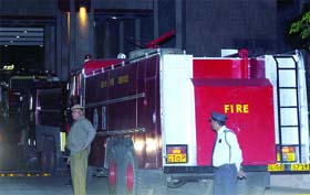 A fire broke out in 18-storeyed Hotel Lalit on Barakhamba Road in New Delhi