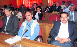 Delegates participate in a national workshop at Panjab University in Chandigarh on Tuesday