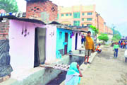 Houses of the Shiv Colony just outside the pharmacy