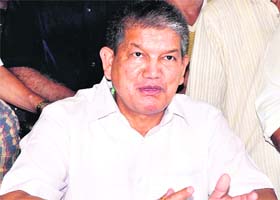 Union Minister Harish Rawat talks to The Tribune in Haridwar