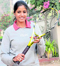 Shilpi Jaiswal who is in Chandigarh to attend a course.